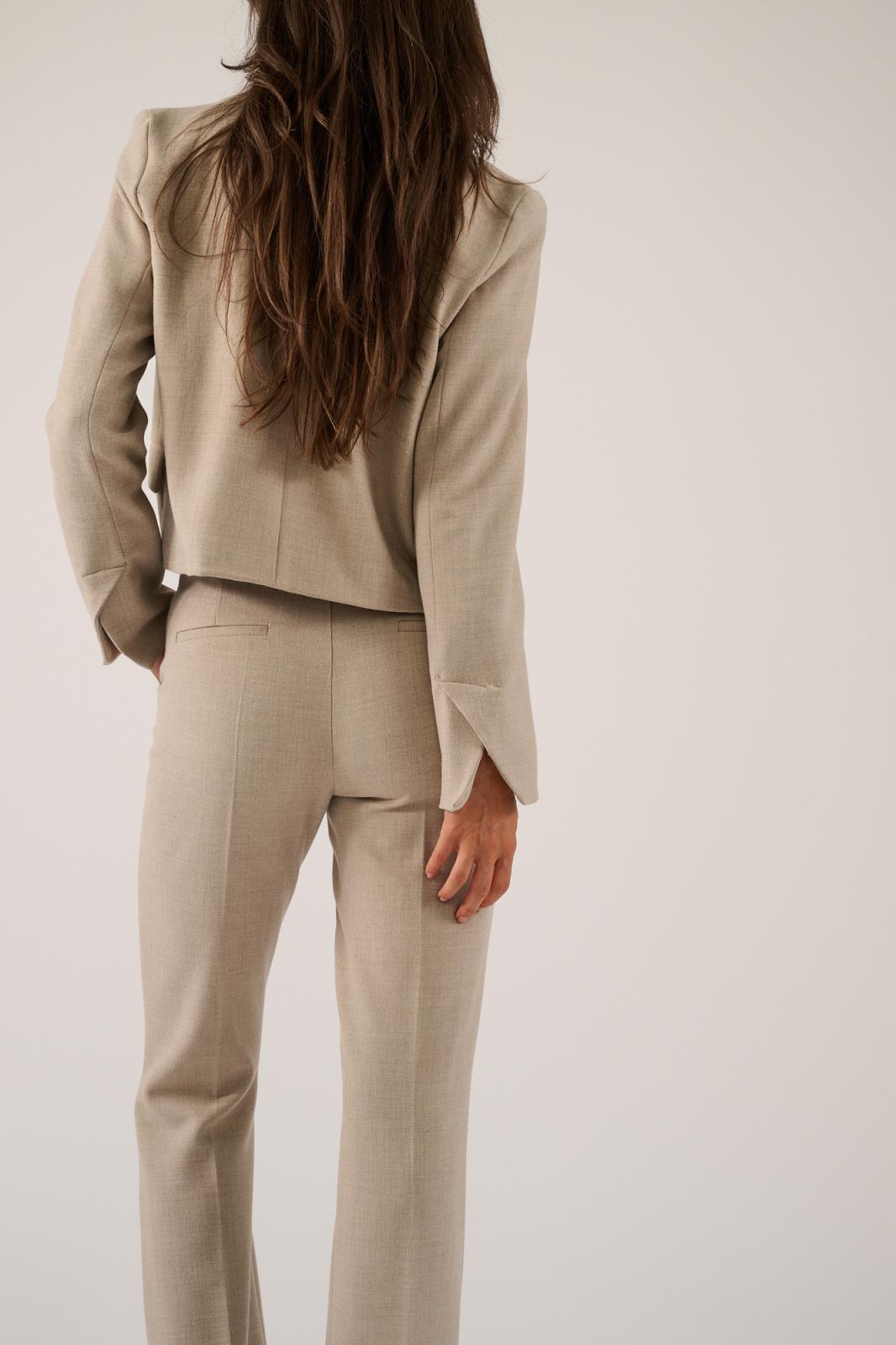 PANTS DRESSED L-*-UNI-TAUPE