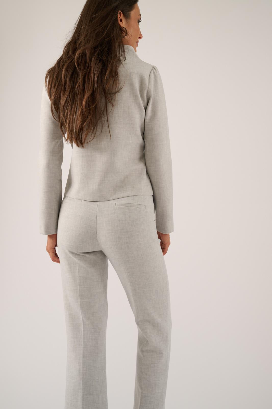 PANTS DRESSED L-*-UNI-GREY LIGHT