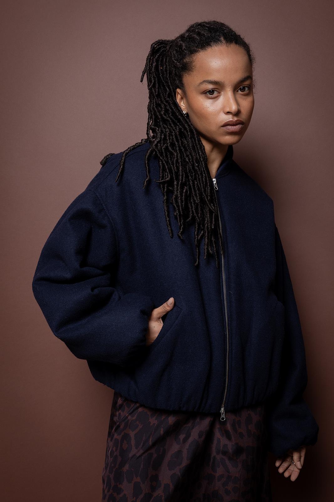 OUTDOOR S-WOOL-UNI-BLUE DARK (NAVY)