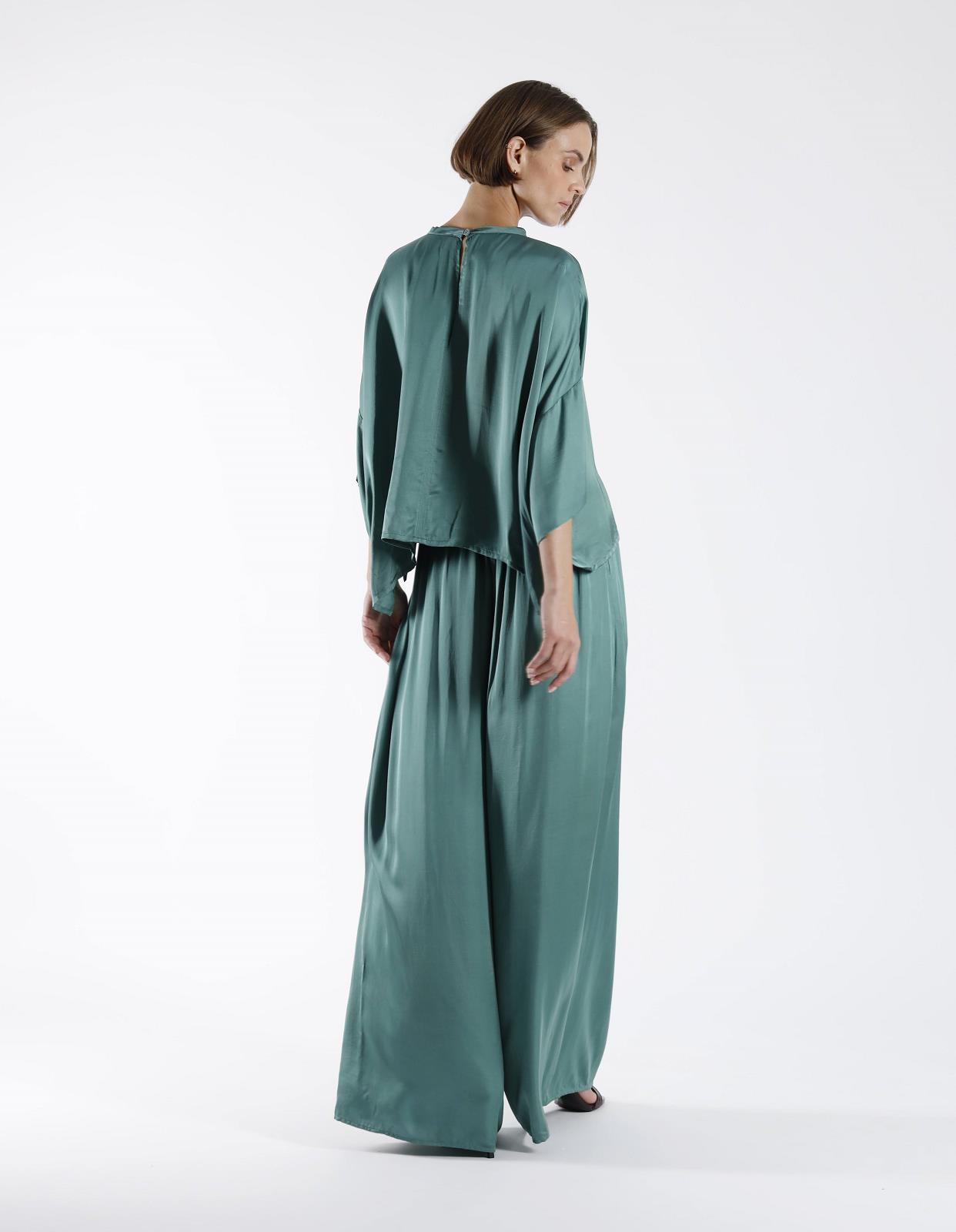 BROEK GEKLEED GROEN