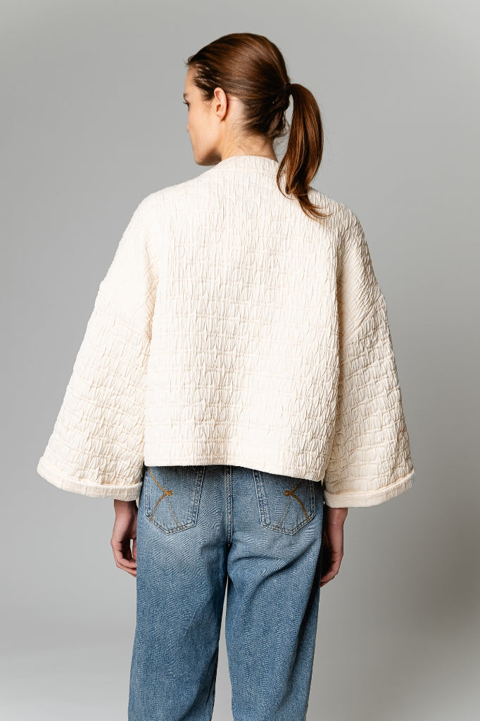 JACKET STRUCTUUR ECRU