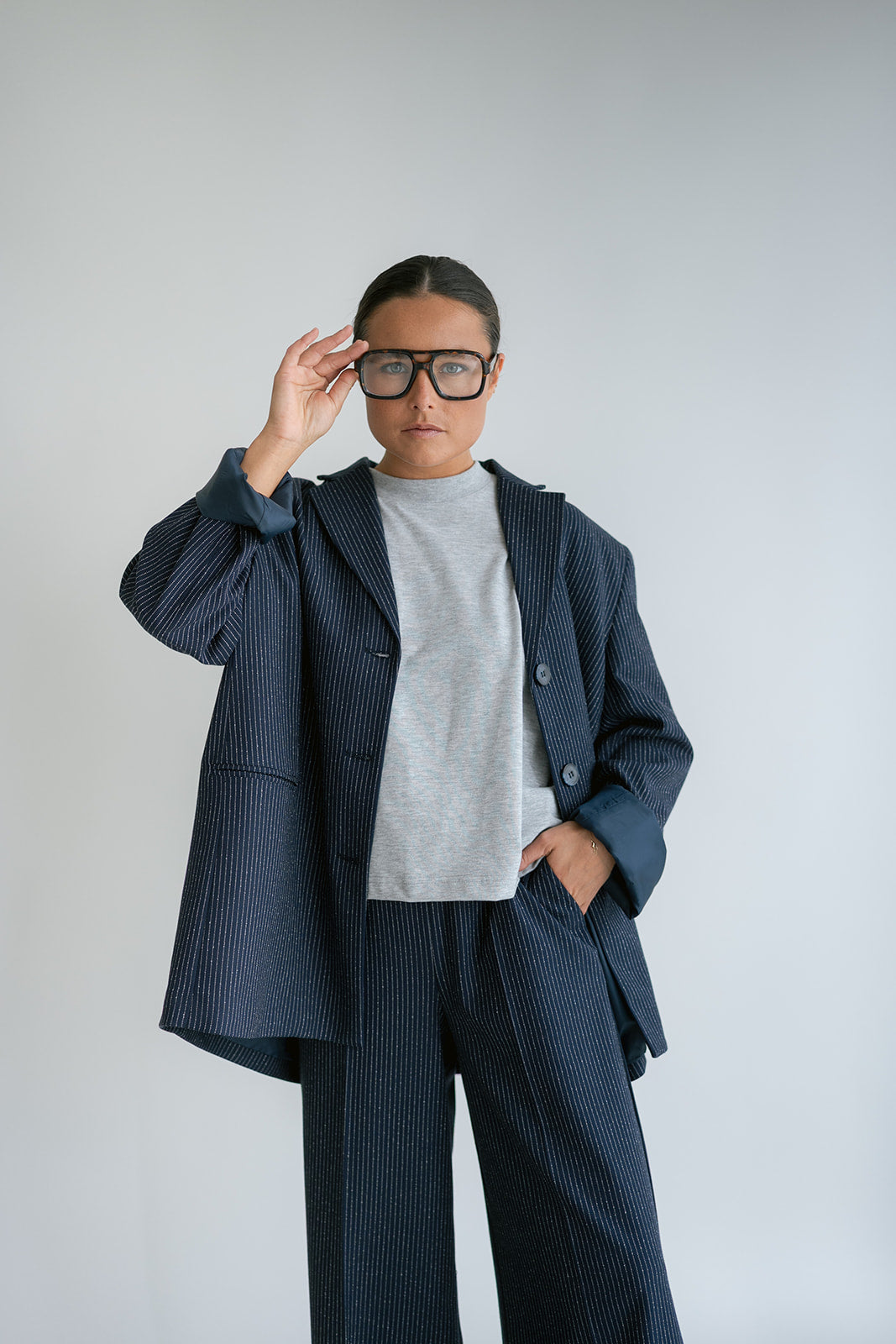 BLAZER STREEP MARINE