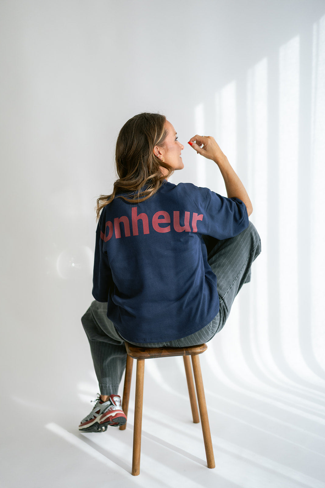 T-SHIRT KM UNI MARINE