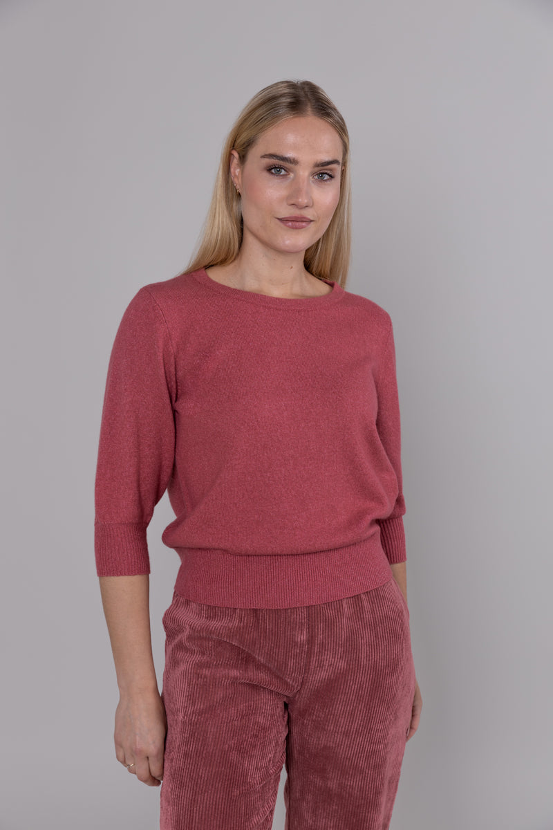 PULL 3/4M UNI ROZE
