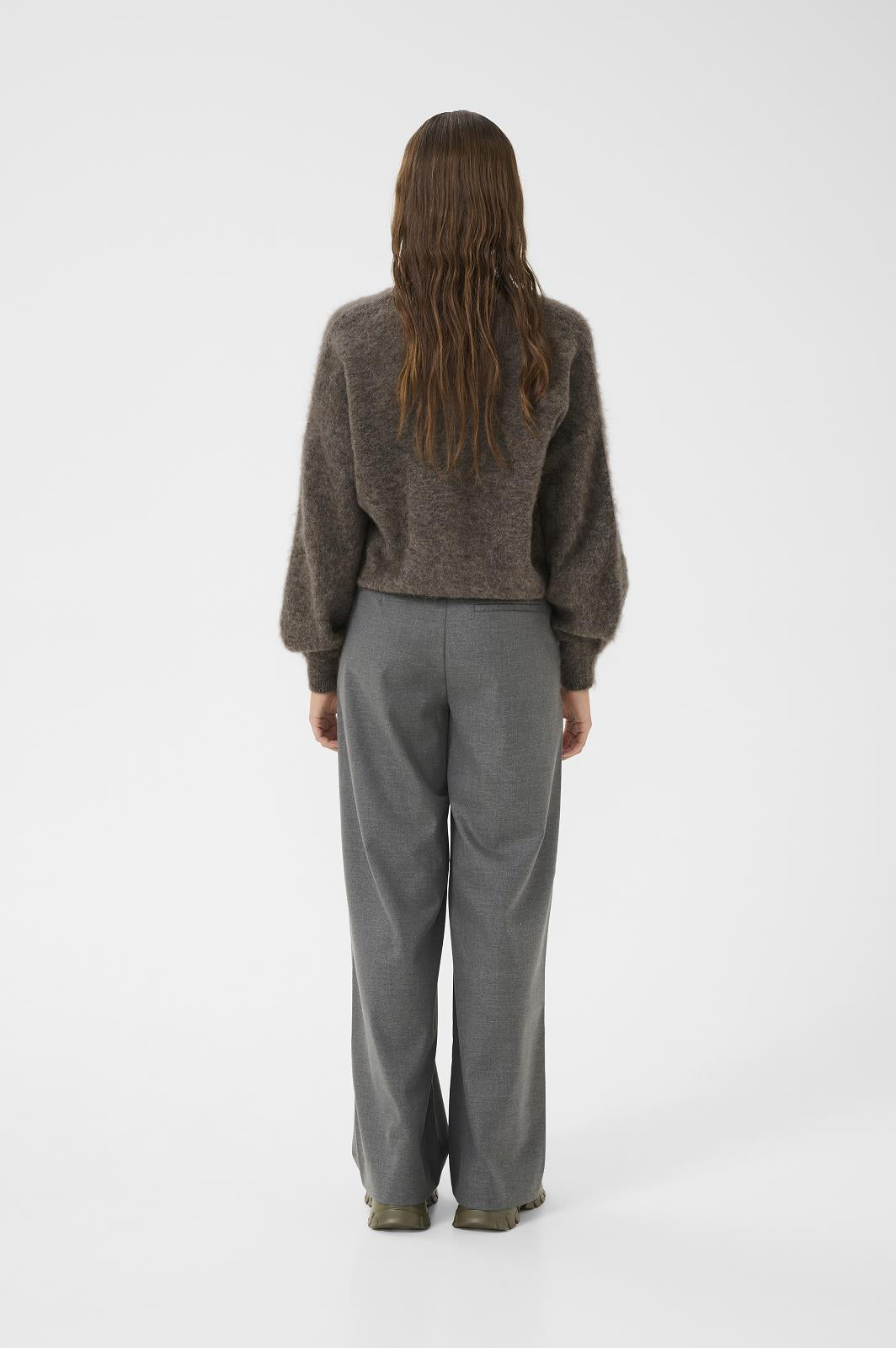 CARDIGAN KNIT N LS-ON-UNI-TAUPE