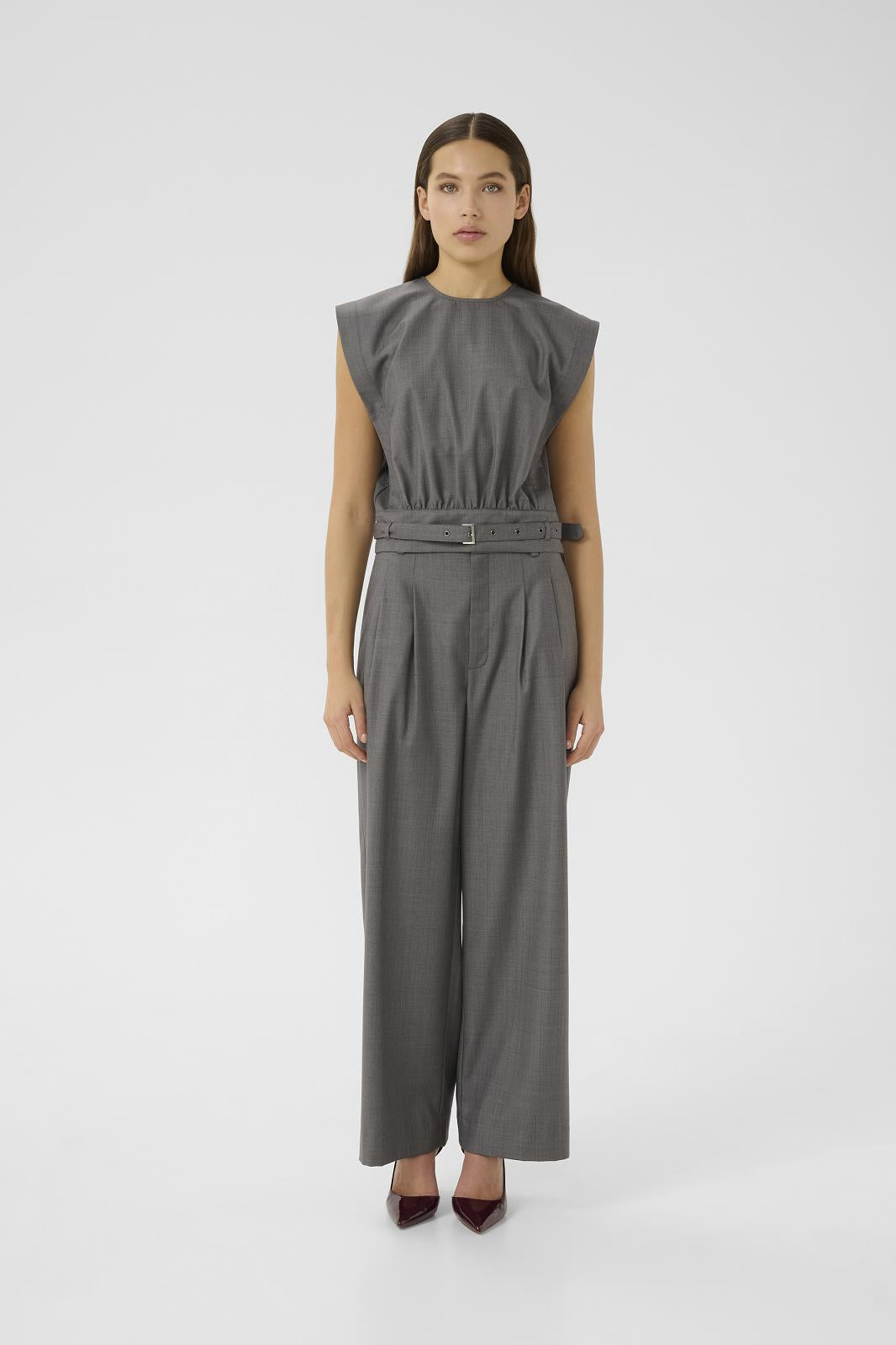 PANTS DRESSED L-*-UNI-GREY