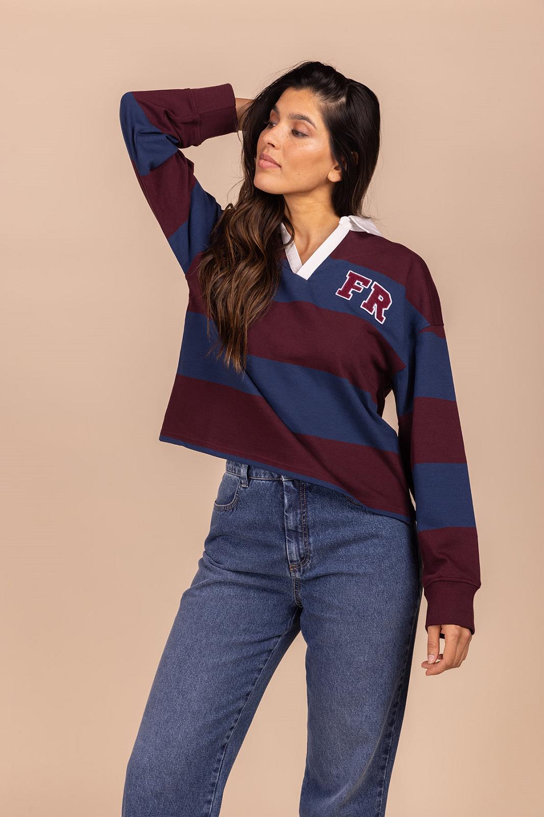 POLO STREEP BORDEAUX