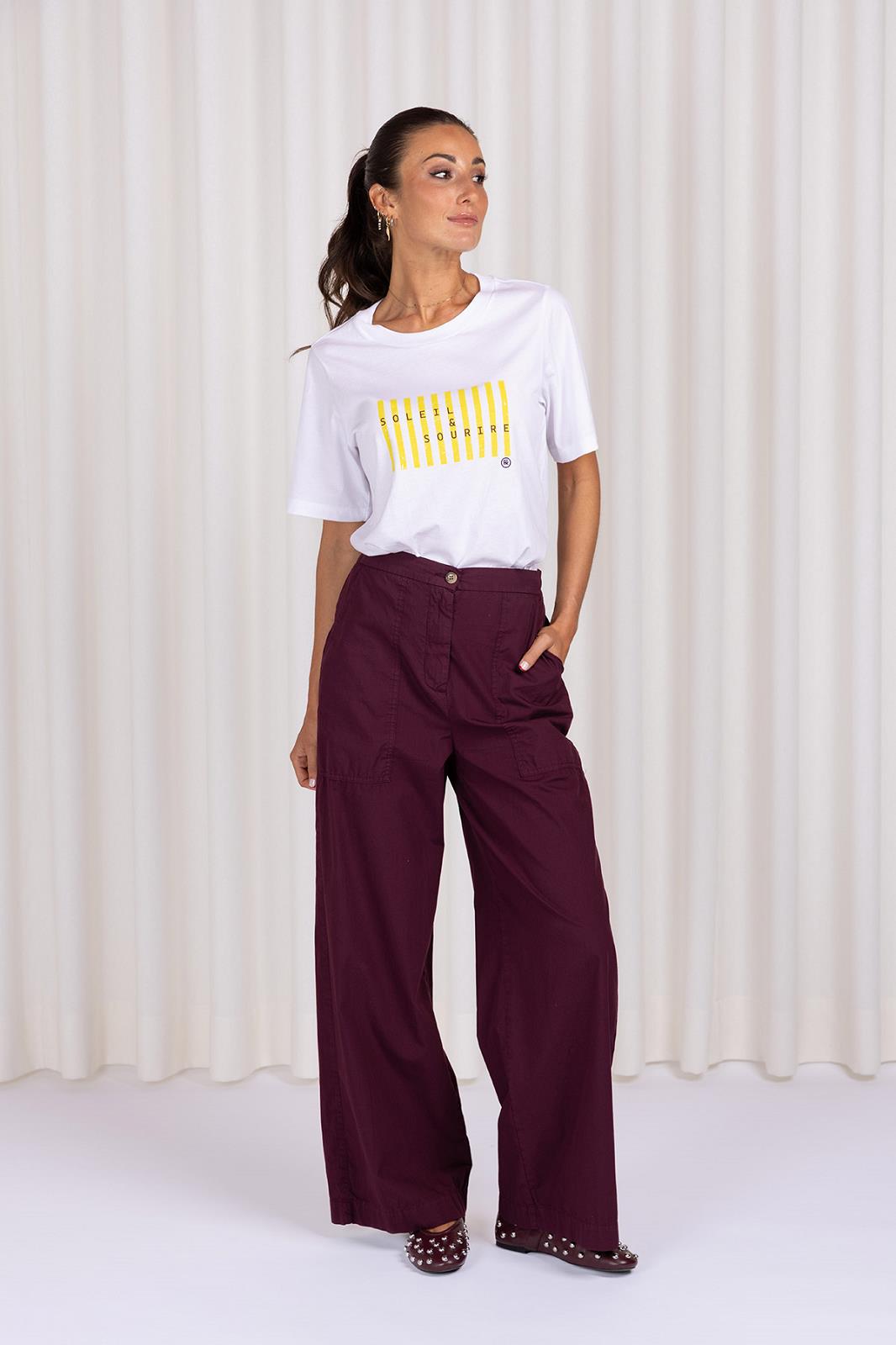 T-SHIRT KM WIT