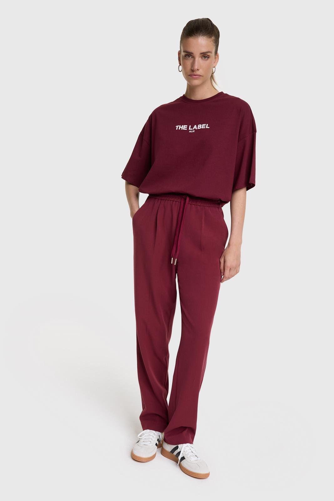 PANTS CASUAL L-*-UNI-AUBERGINE