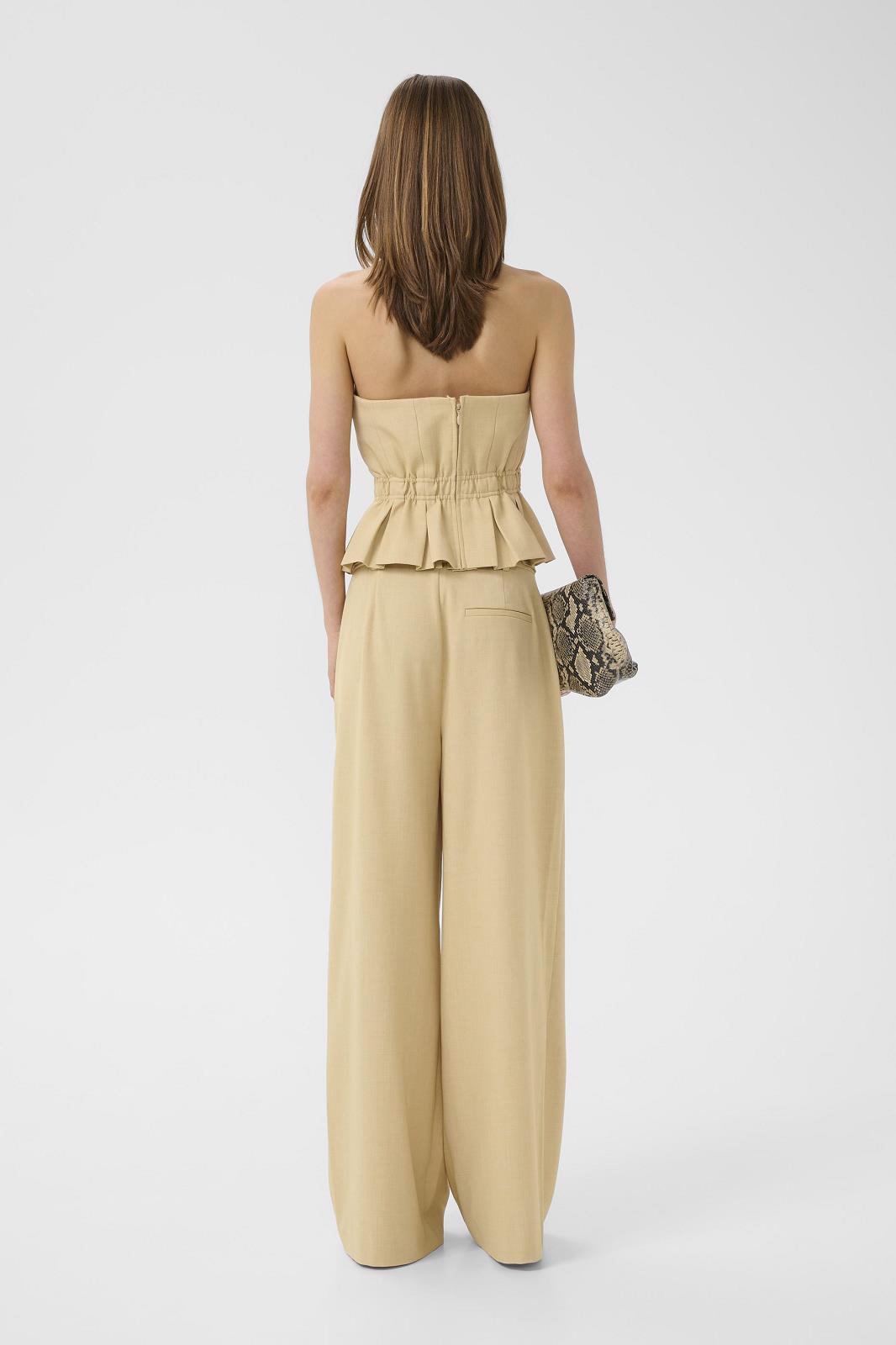 Pants Suiting Woven Yellow