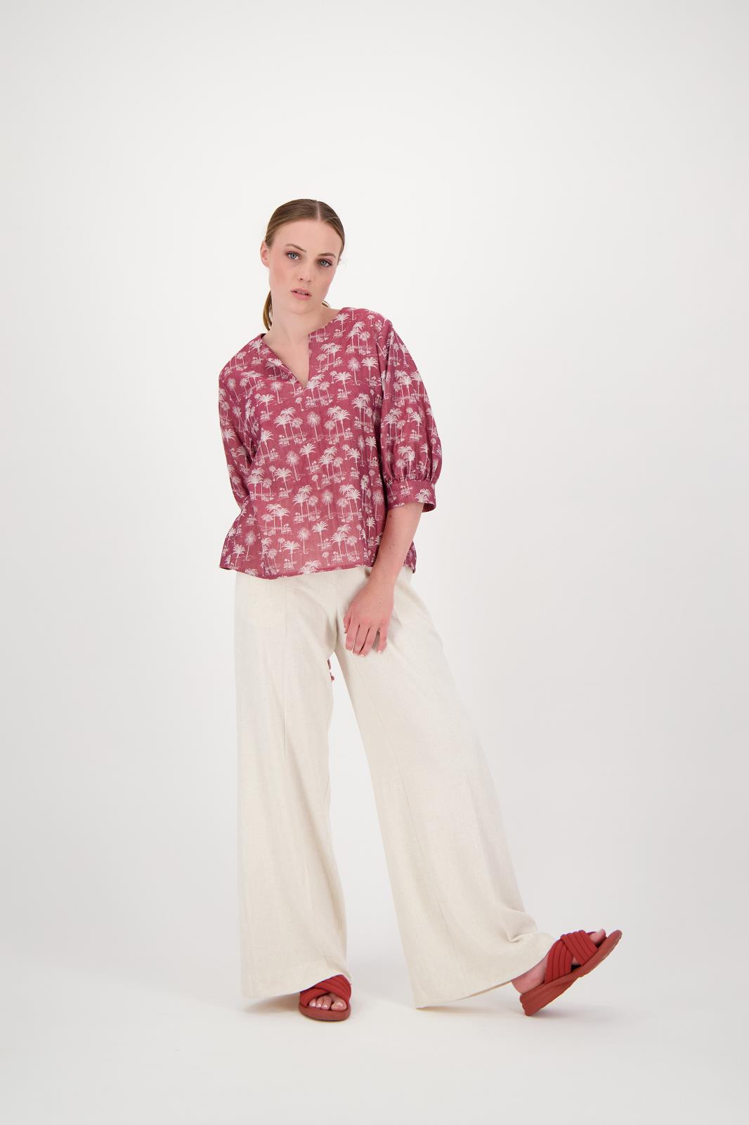 PANTS VISCOSE LINNEN dew