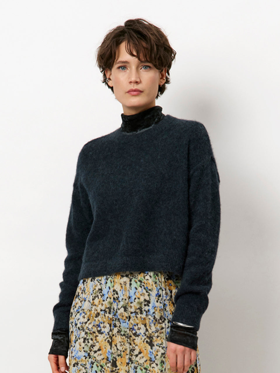 PULL LS-ON-UNI-GREEN DARK