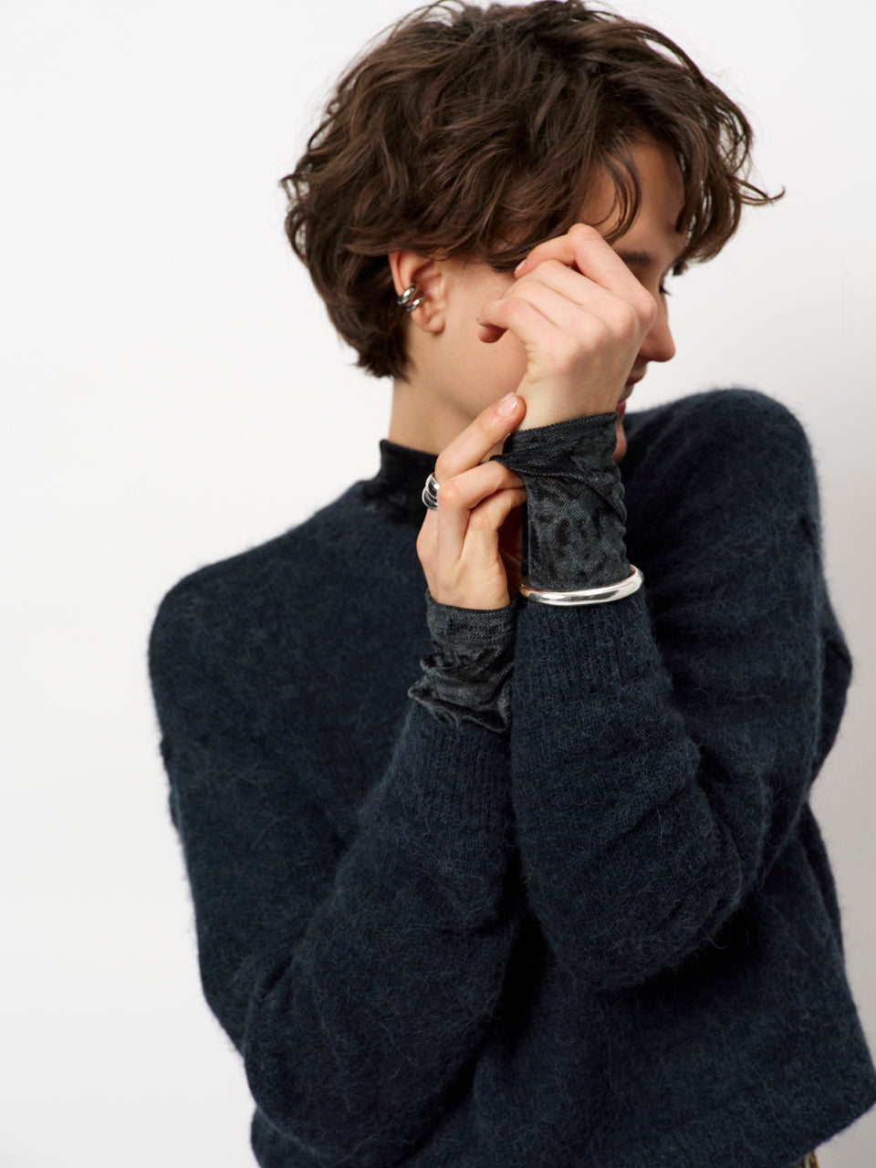 PULL LS-ON-UNI-GREEN DARK