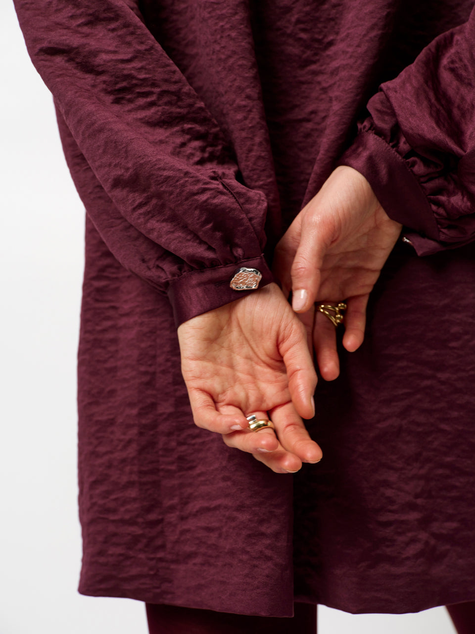 DRESS LS-*-UNI-AUBERGINE