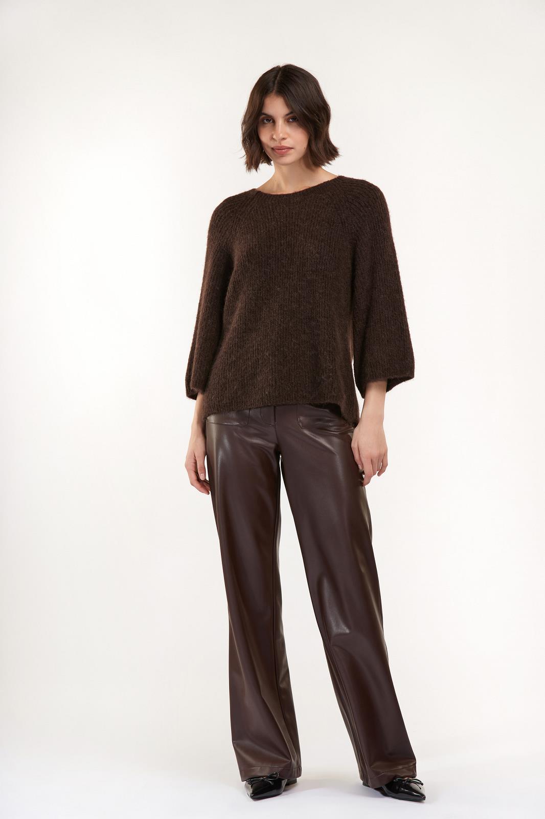 PULL 3/4S-ON-UNI-BROWN