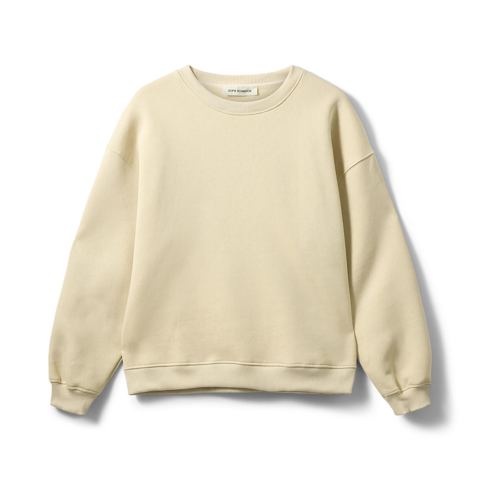 Sweatshirt uni lichtgeel