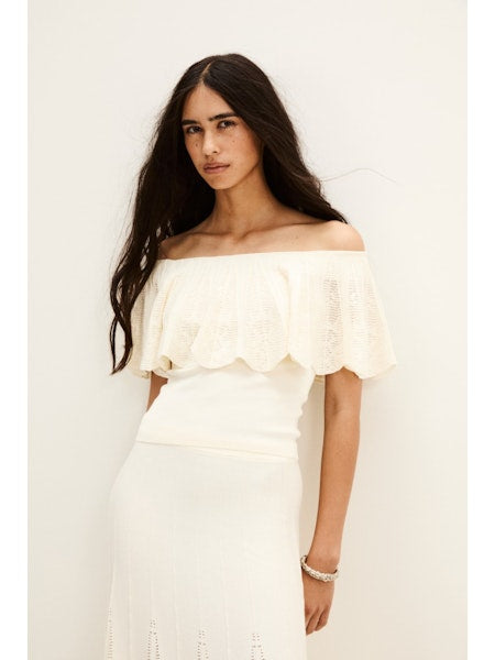 PULL BUSTIER ECRU