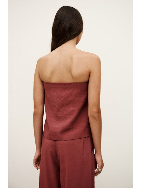 BUSTIERTOP UNI ROZE