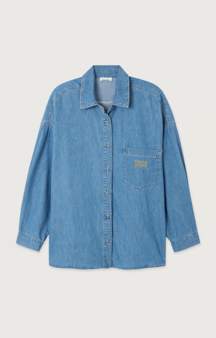 HEMD APPLI BLAUW