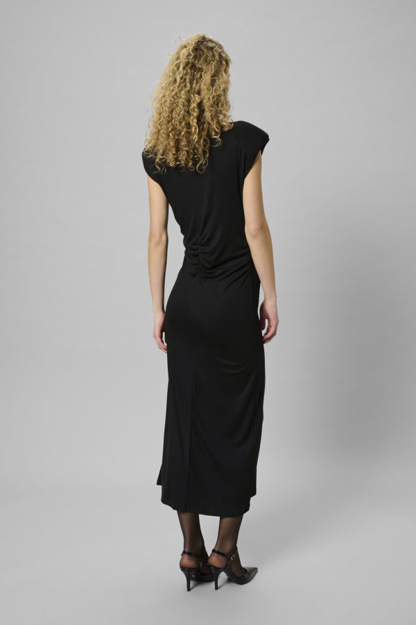 DRESS SL-LONG-UNI-BLACK