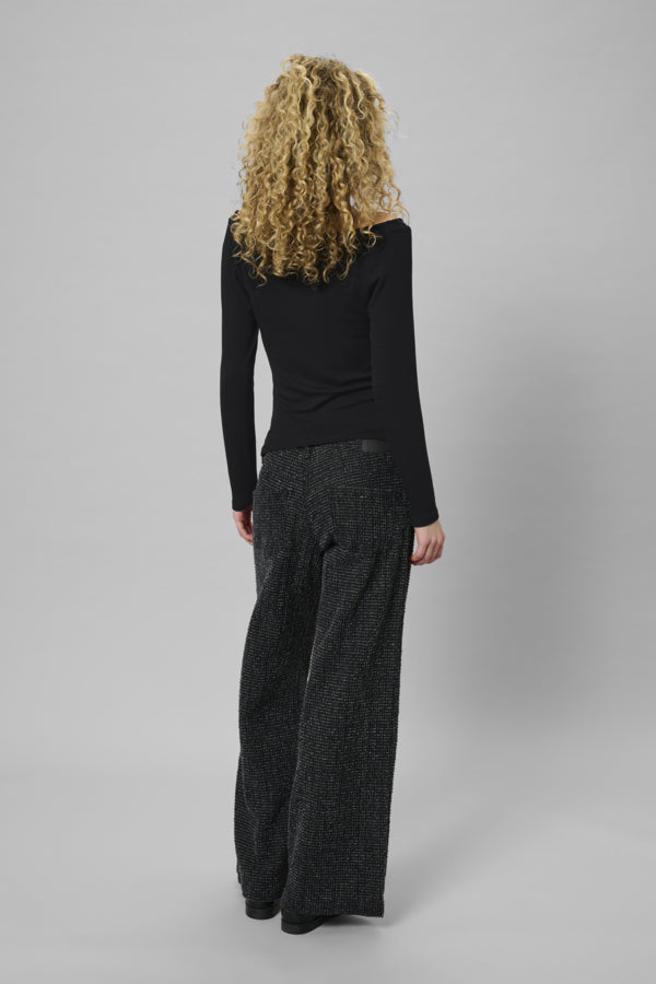 T-SHIRT LS-VN-UNI-BLACK