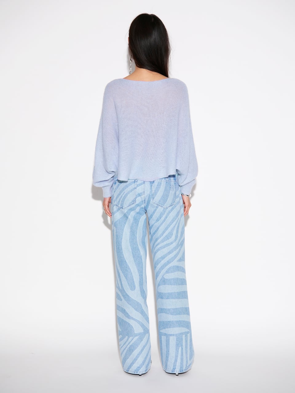 PULL LM BH UNI L BLAUW