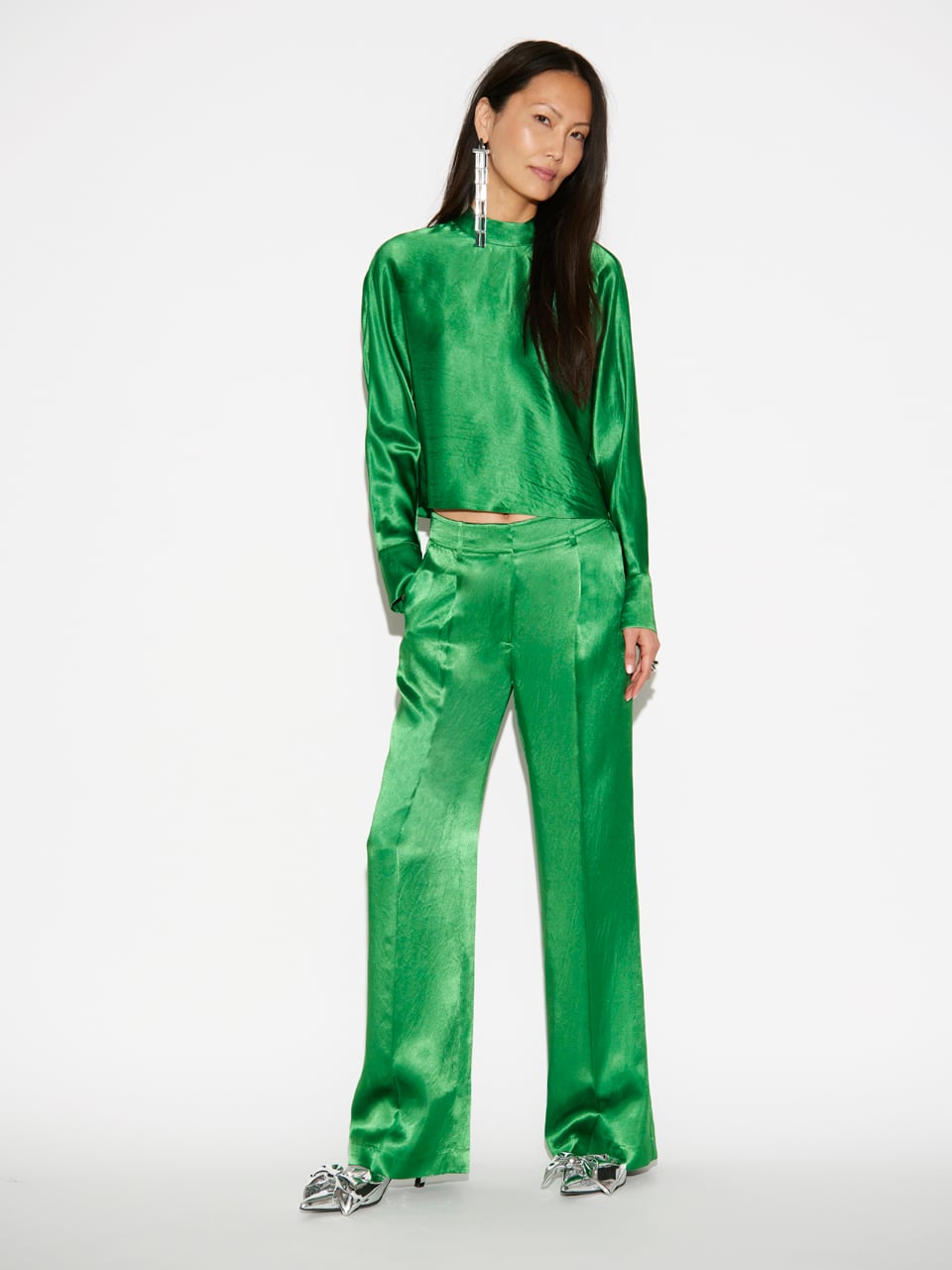 BLOES LM UNI GROEN