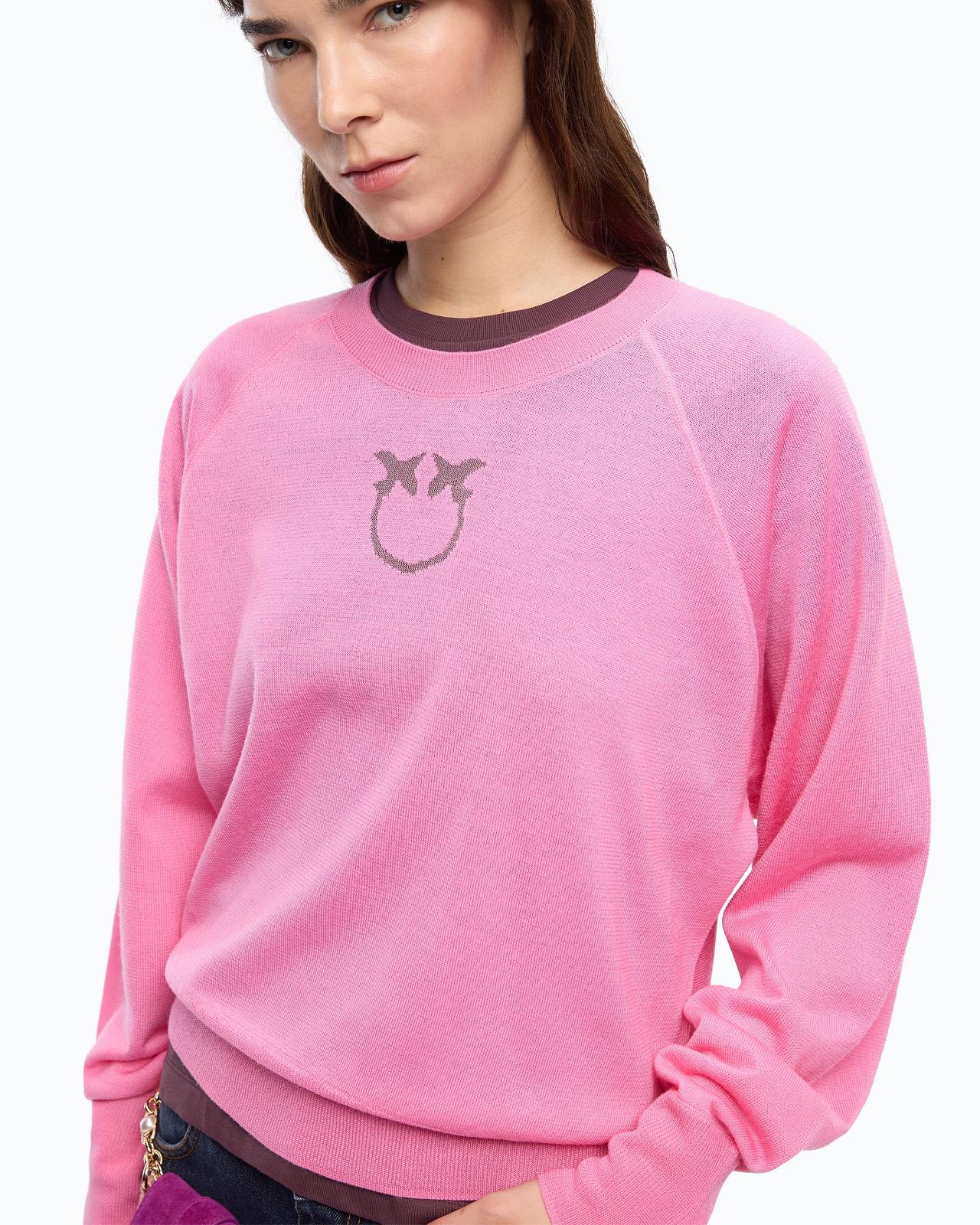 PULL LM UNI ROZE
