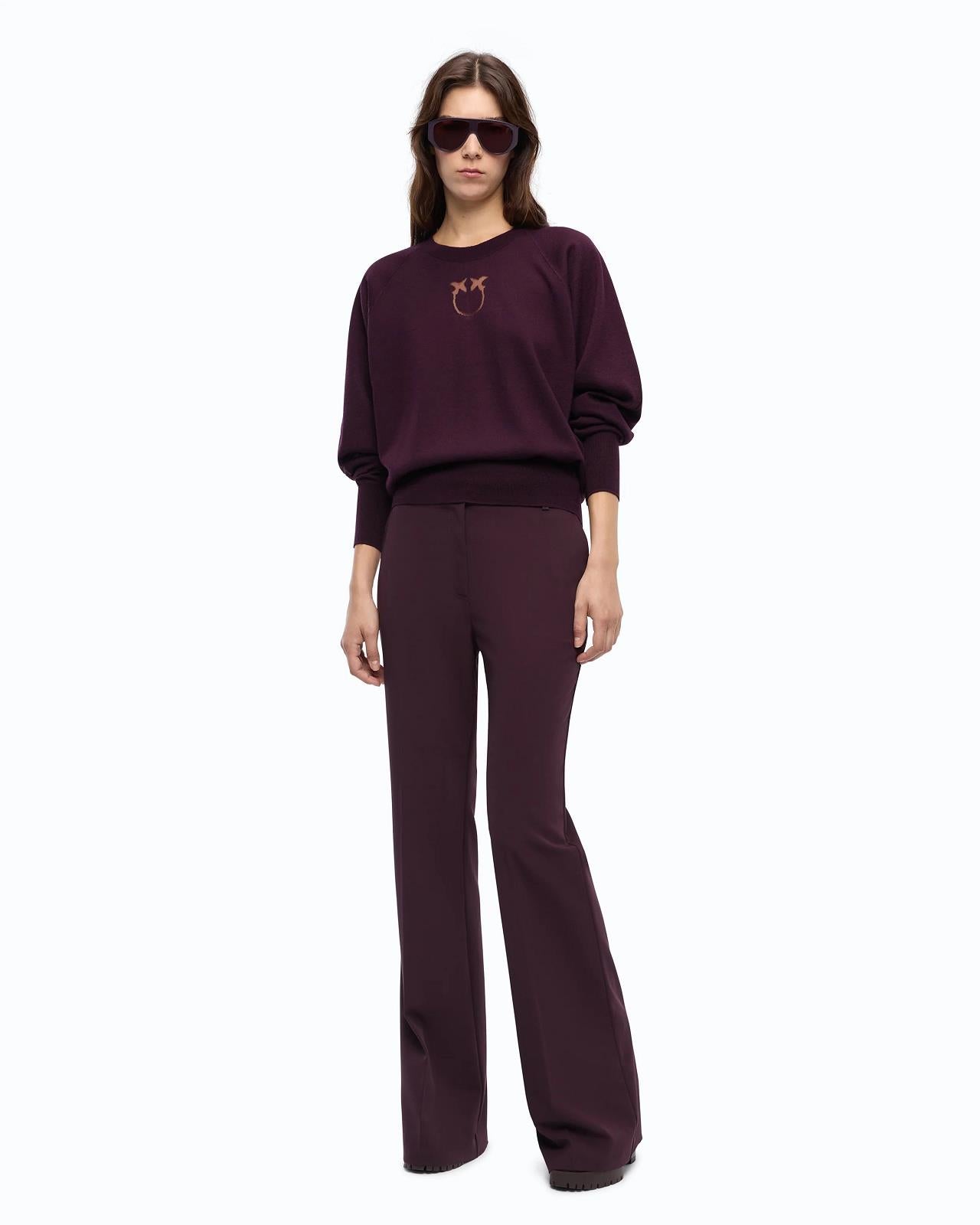 PULL LM UNI AUBERGINE