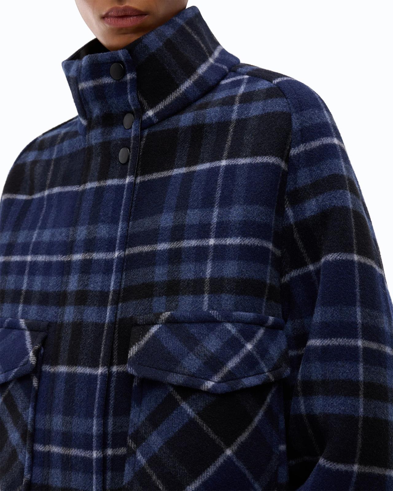 VEST RUIT BLAUW