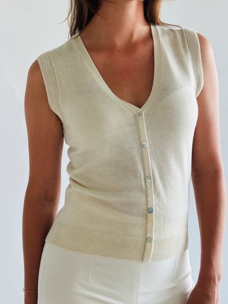 GILET ZM VH UNI BEIGE