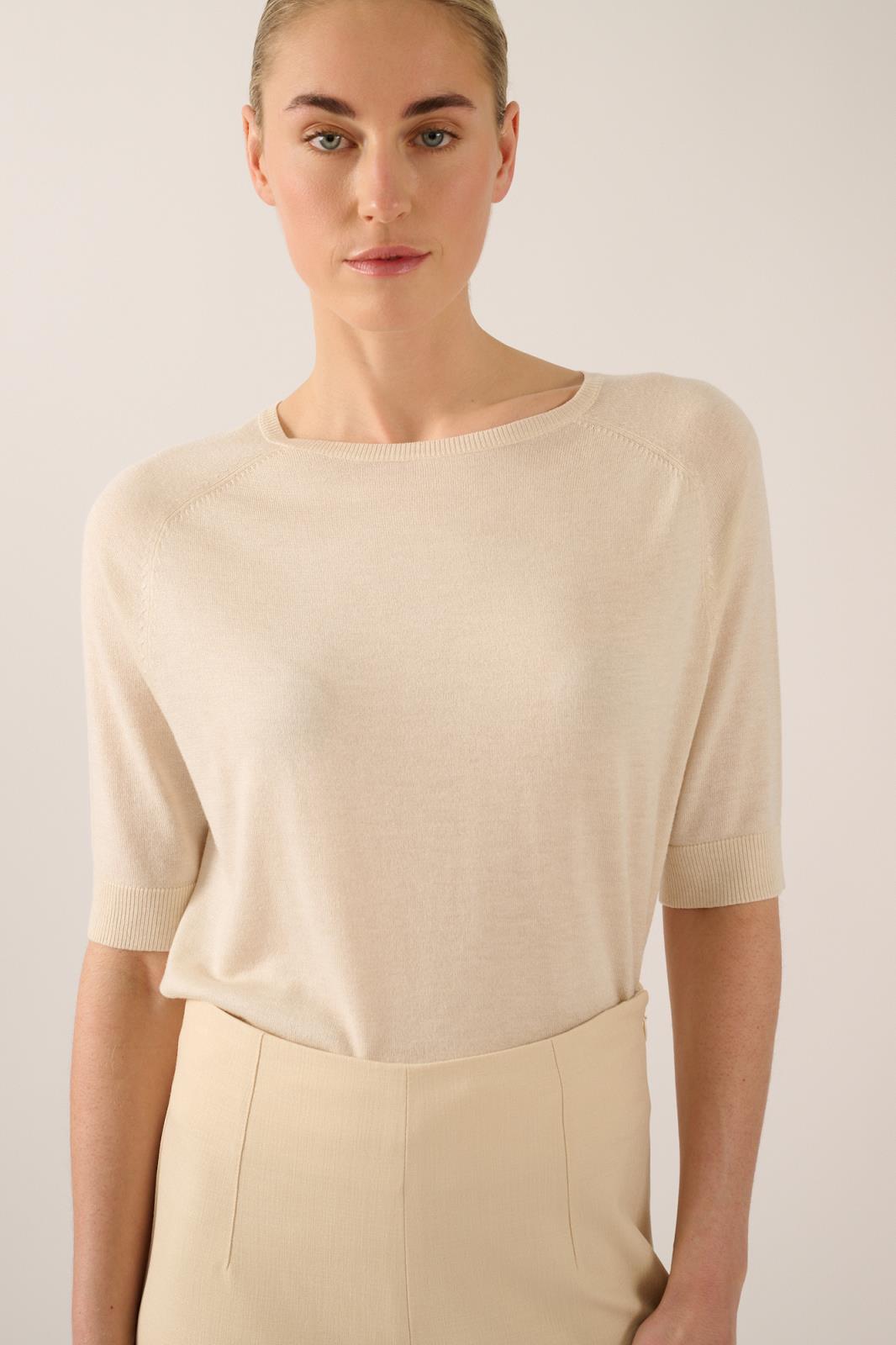 PULL 3/4M UNI BEIGE