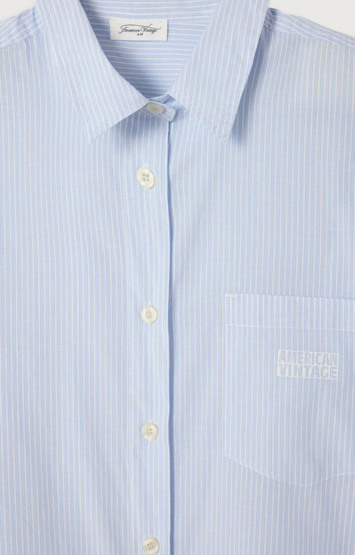 BLOUSE LS-*-STRIPE-BLUE LIGHT