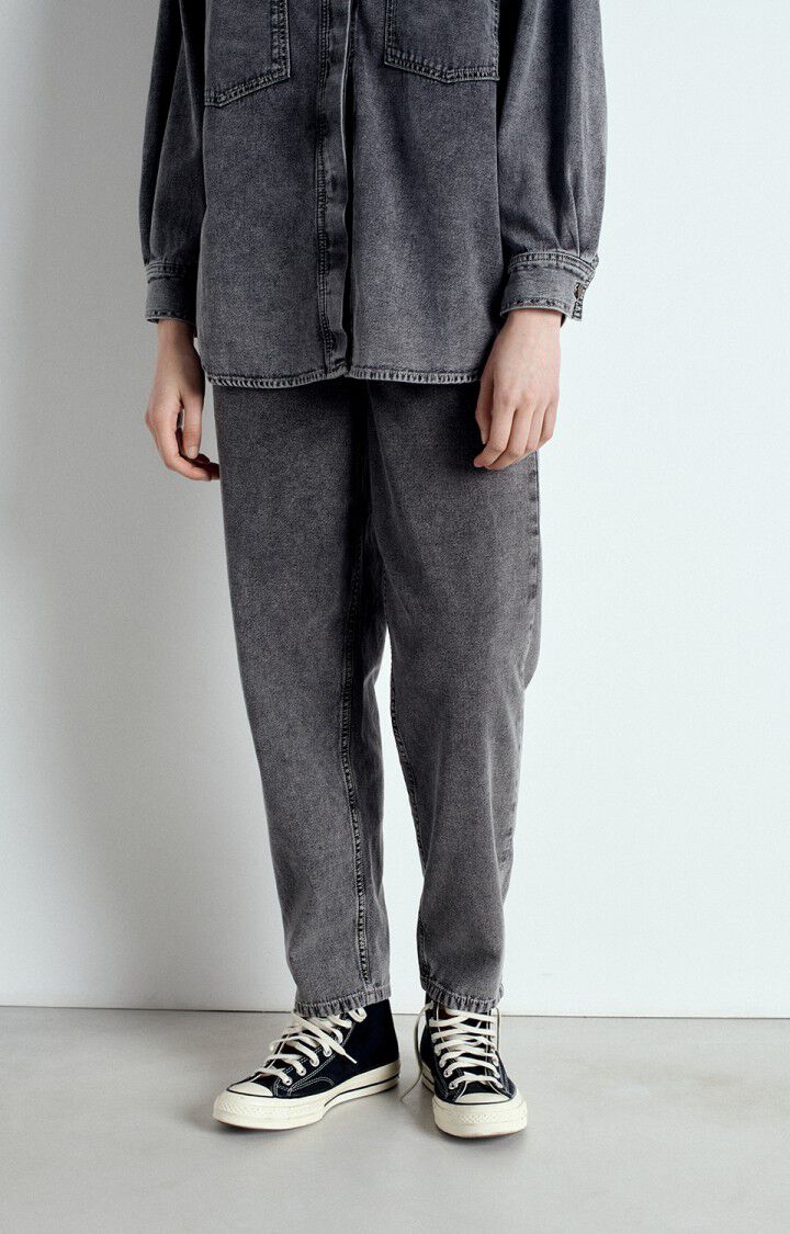 PANTS CASUAL L-DENIM-UNI-GREY