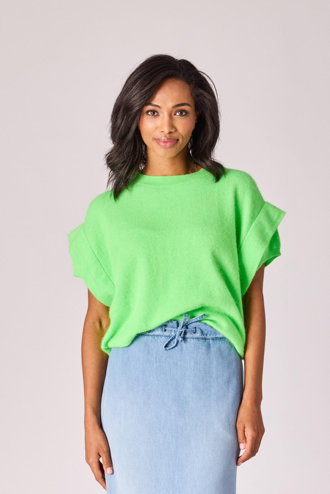 PULL KM FLUO GROEN