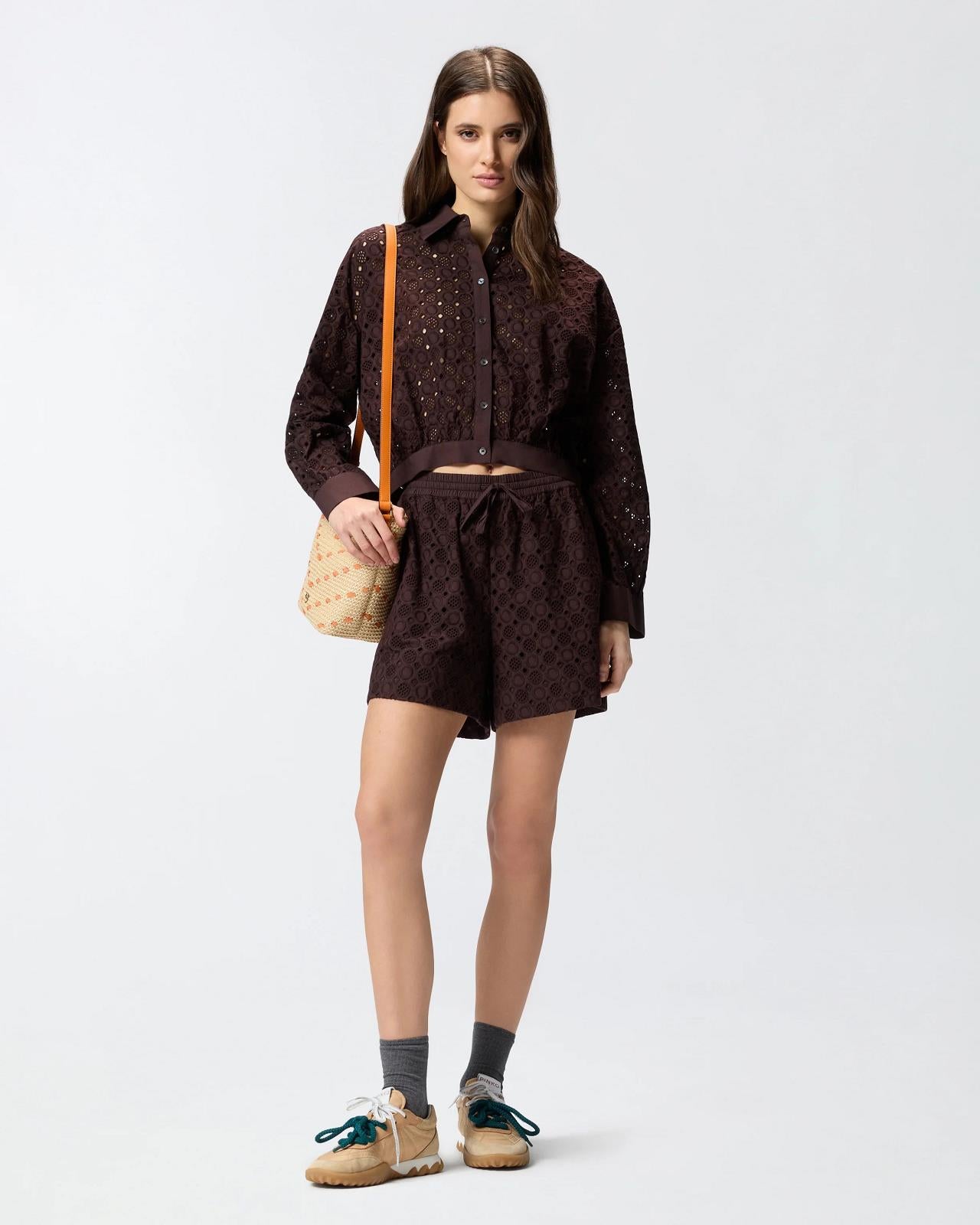 SHORT BORDUUR BRUIN