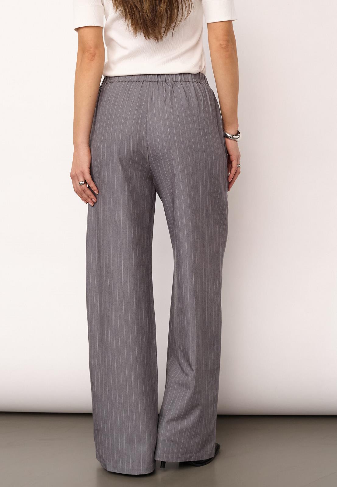 BROEK STREEP GRIJS