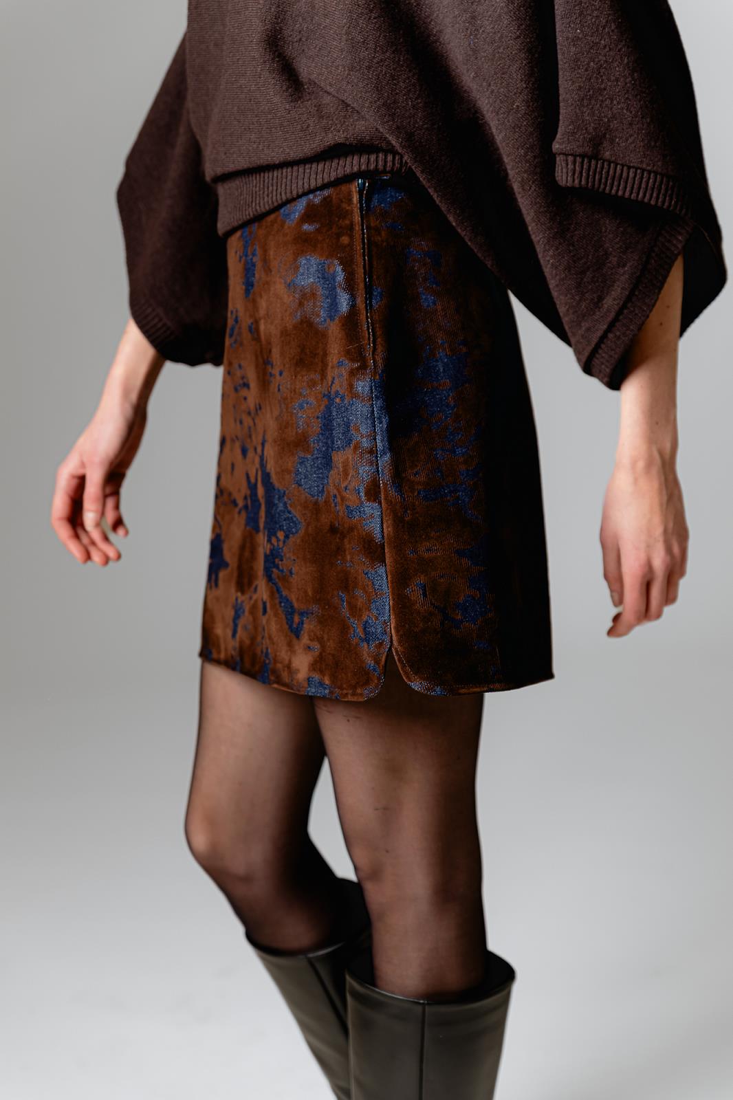 ROK PRINT BLAUW