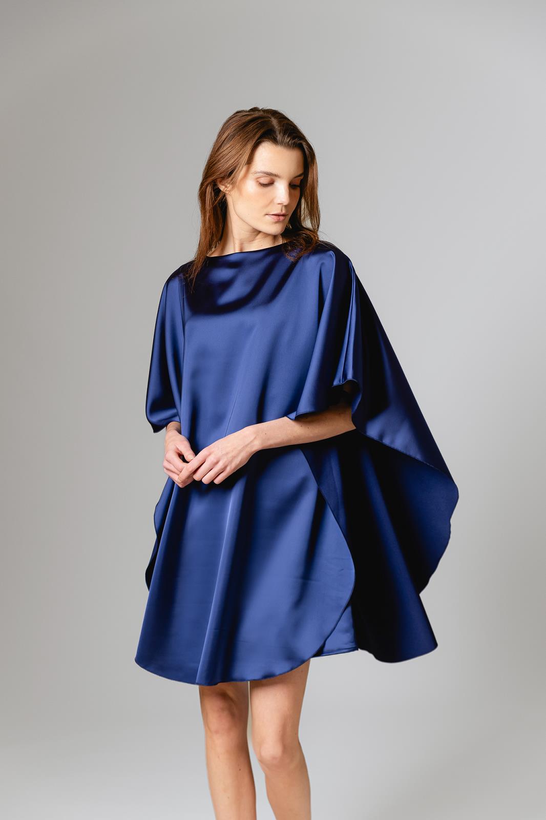 JURK +CAPE UNI BLAUW