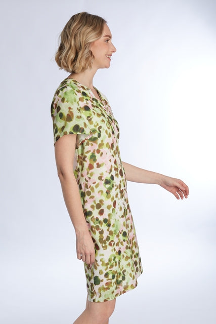 JURK KM PRINT LIME/ROZE