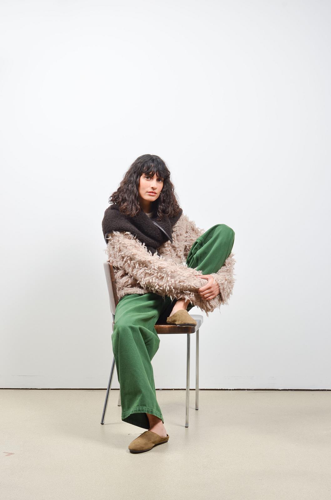 SCARF-*-UNI-BROWN DARK