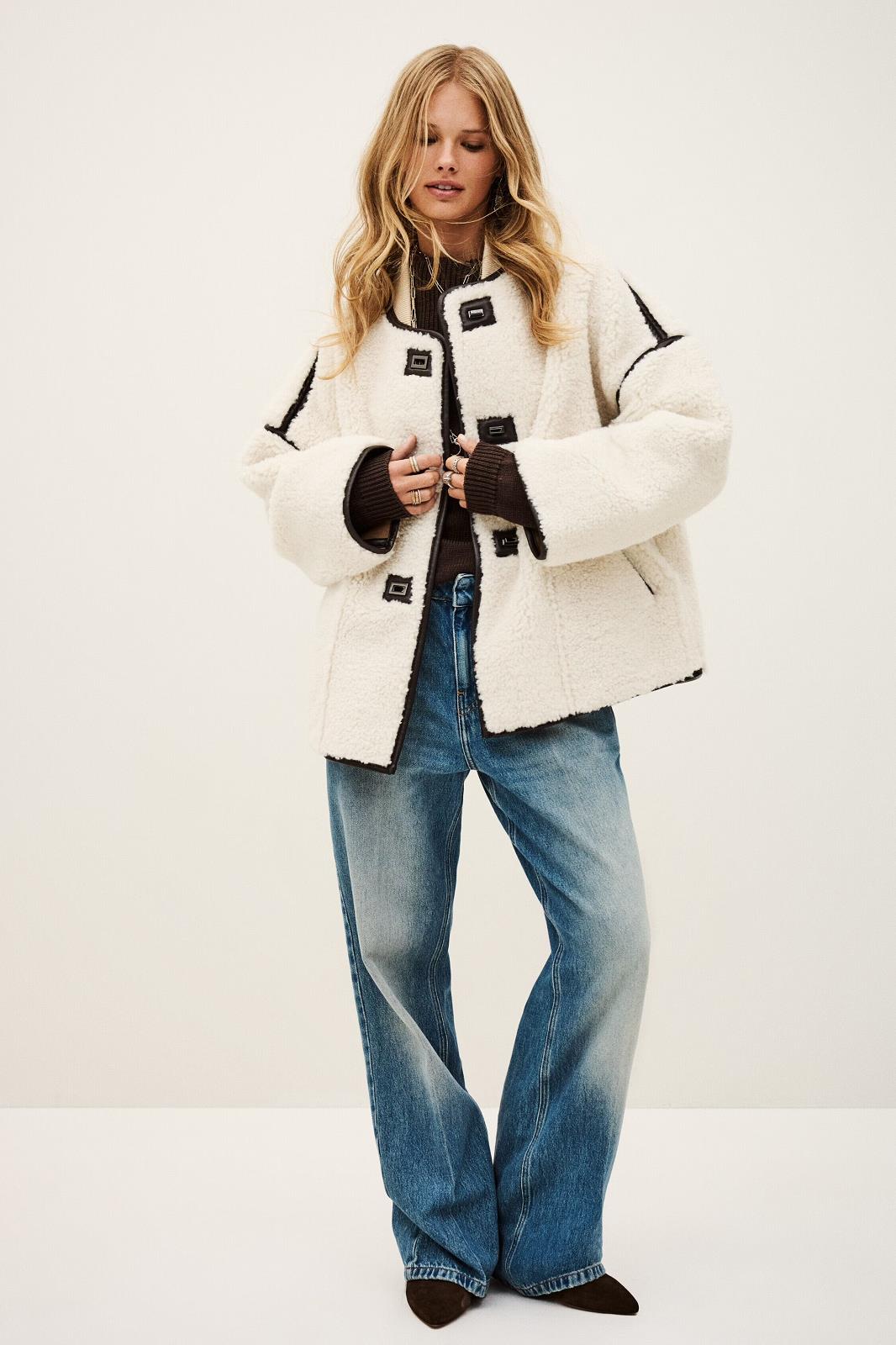 OUTDOOR S-FUR (FAKE)-UNI-OFF-WHITE