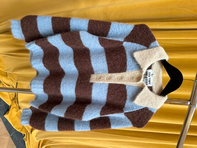 POLO TRUI STREEP BRUIN/LBLAUW
