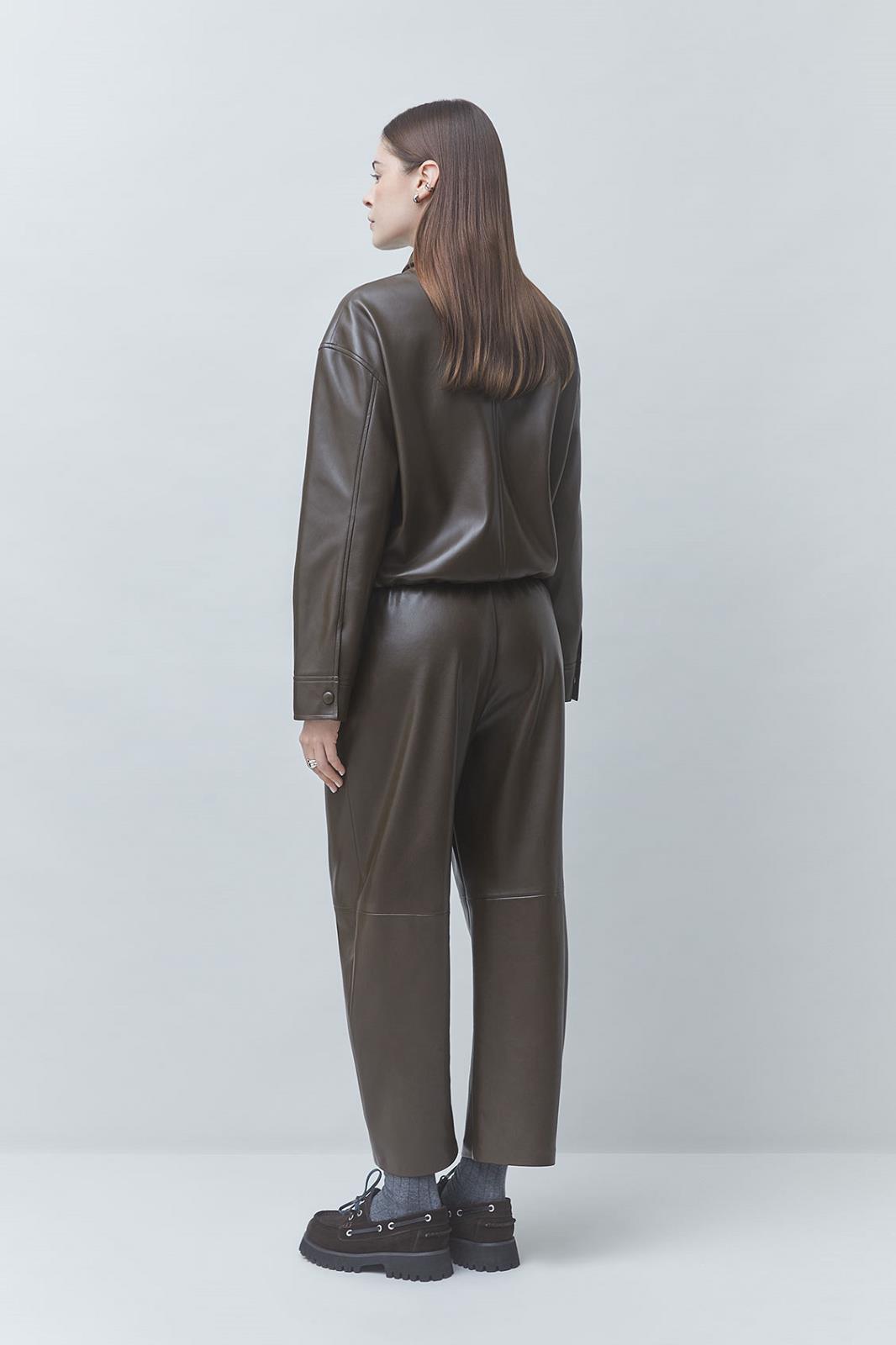 BROEK ECO LEDER KAKI