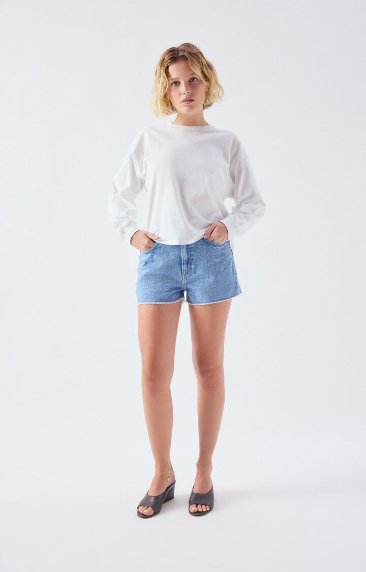 SHORT DENIM BLAUW