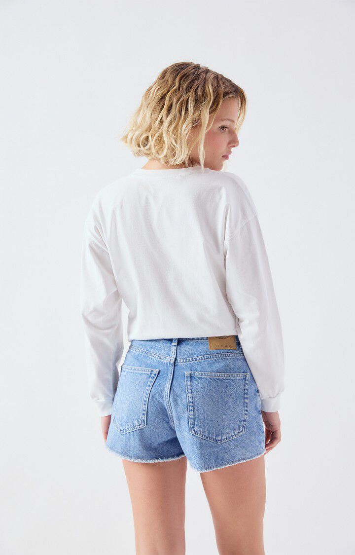 SHORT DENIM BLAUW