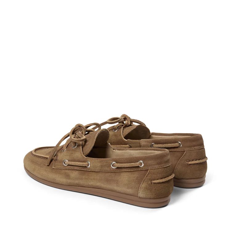 BOATSHOE SUEDE BRUIN
