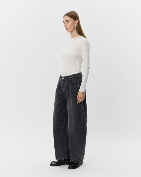 Jeans uni D GRIJS