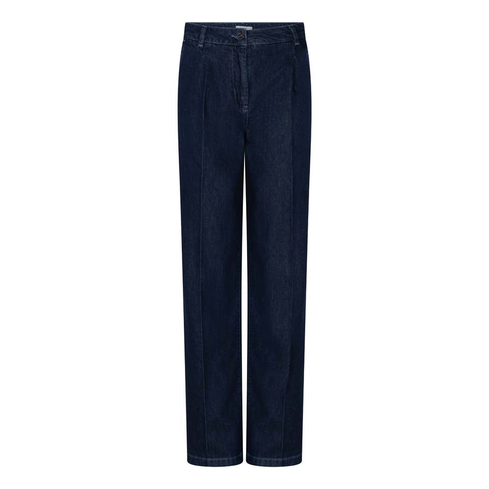 Dante6-Jules denim smart pants Dark indi