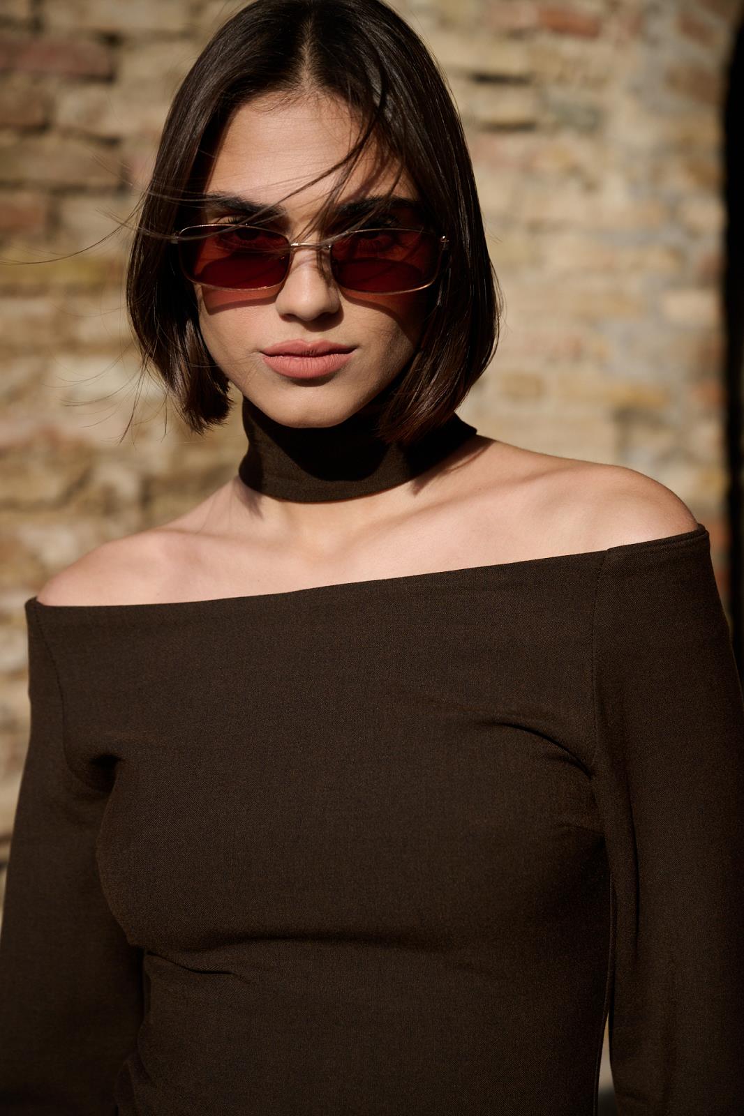 BLOUSE OFF SHOULDER LM BRUIN
